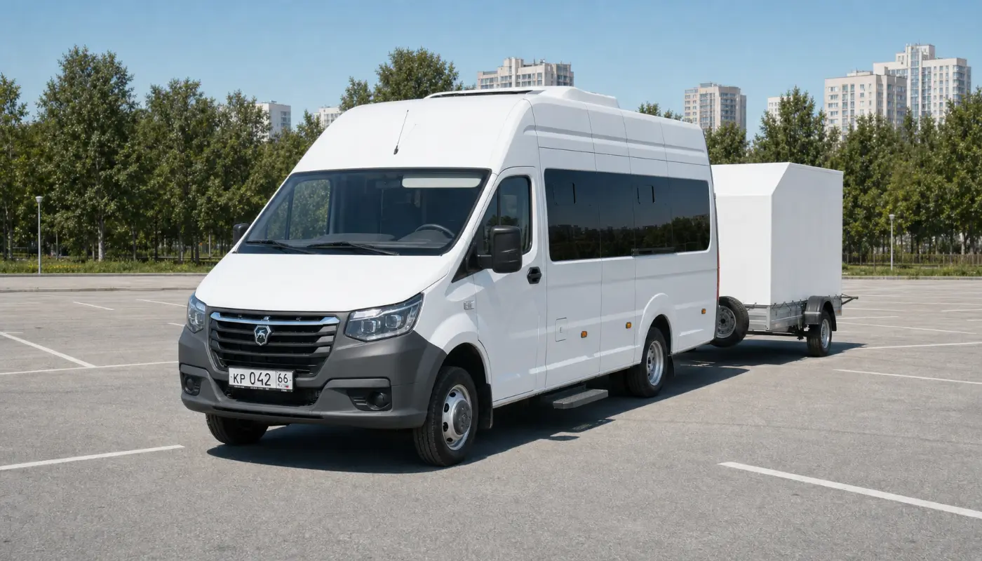 Luidor F88 с прицепом